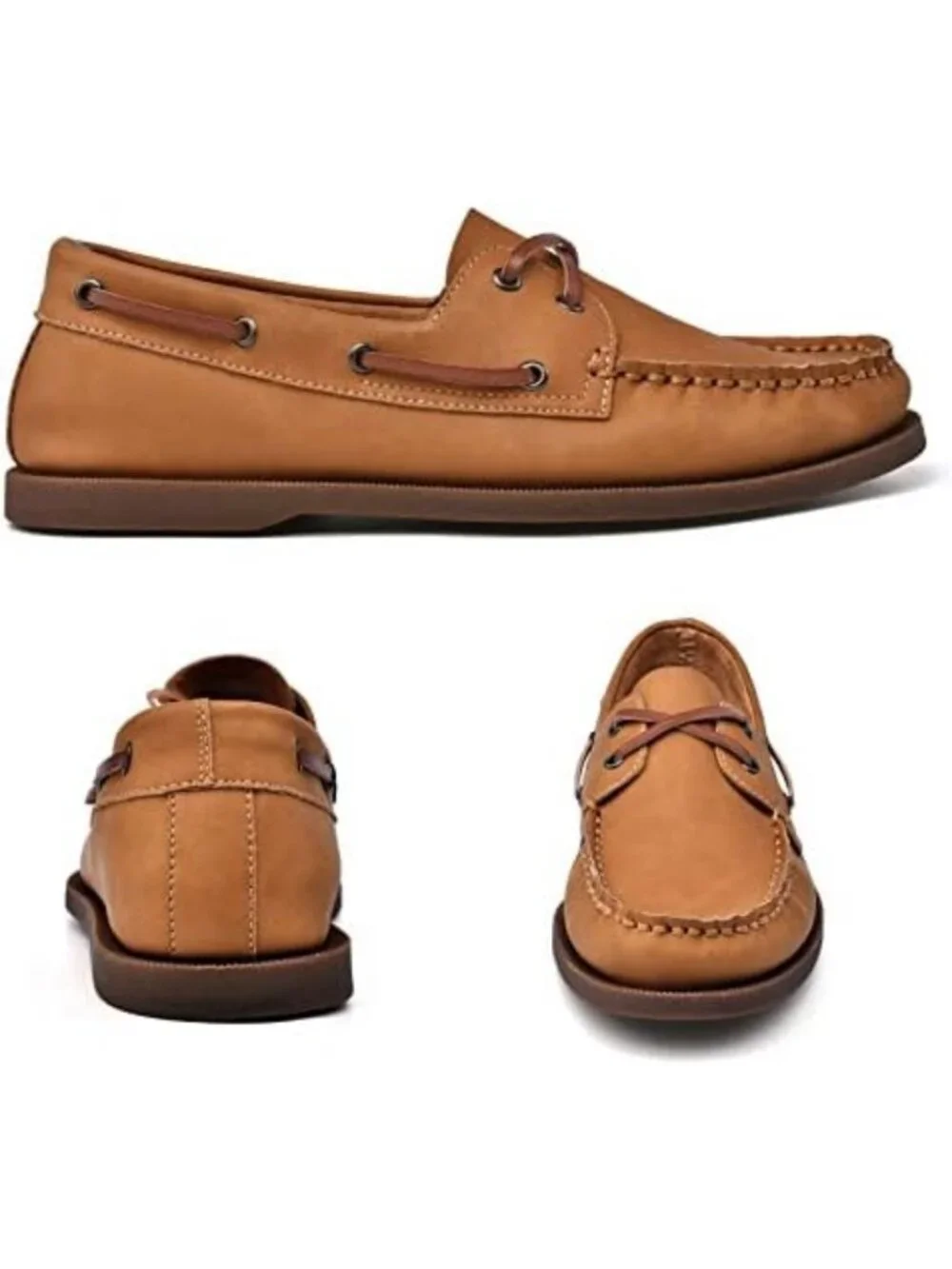 Stylish Men's Leather Boat Shoes | Casual Classic Loafers for Every Occasion